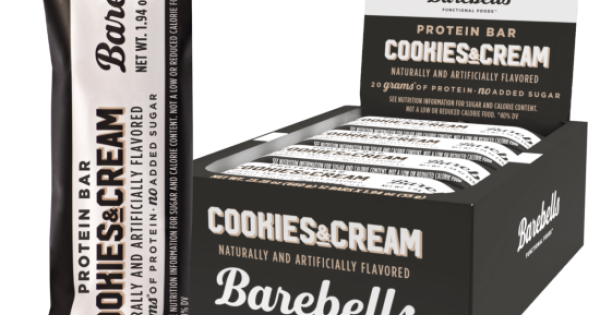 BAREBELLS PROTEIN BAR 55G - COOKIES & CREAM